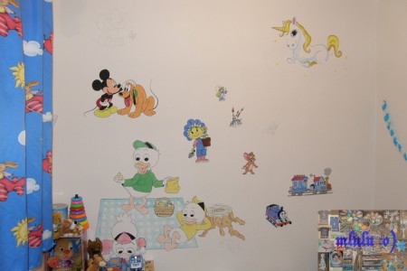 Maľby na stene - detská izba